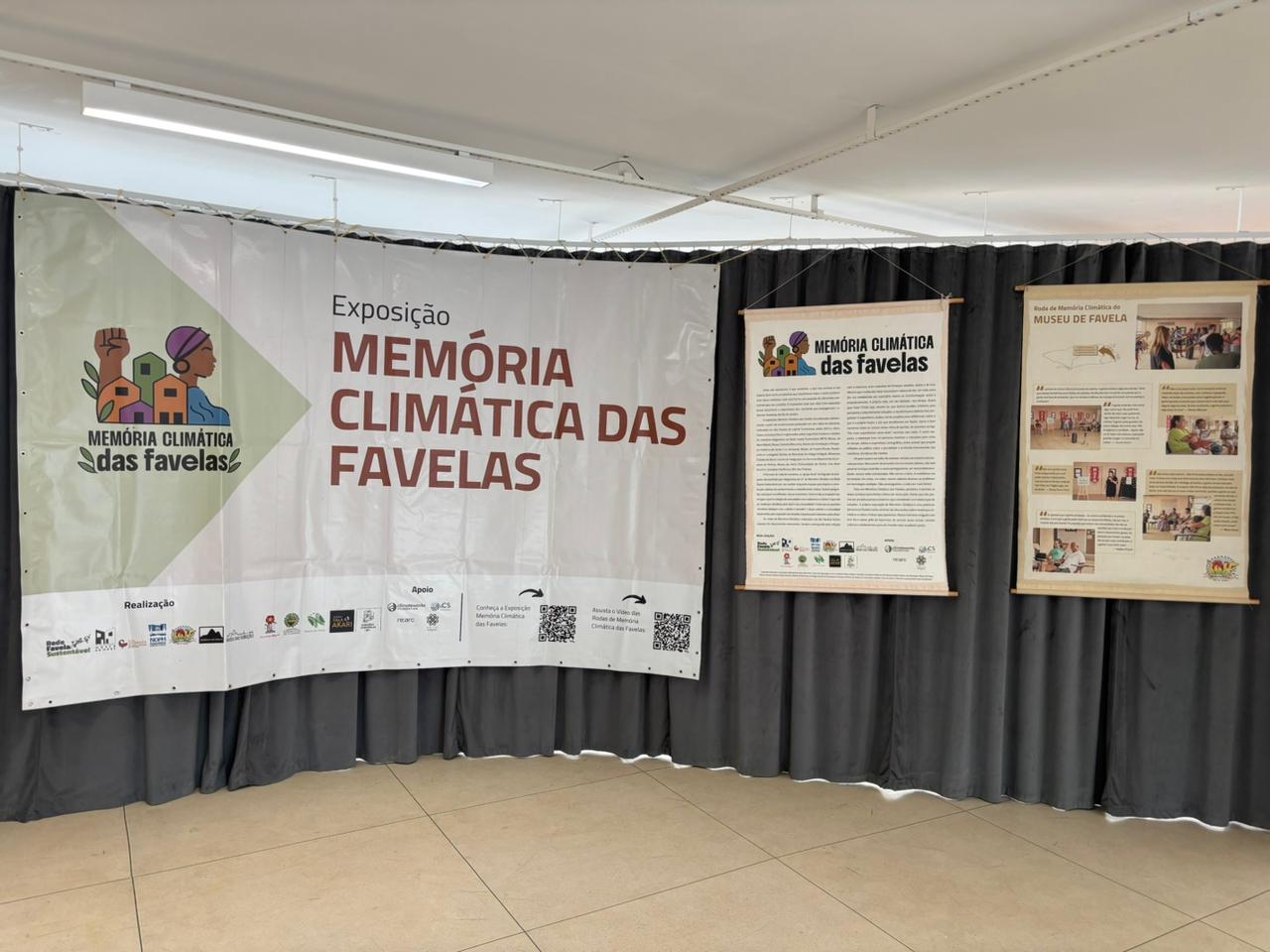 Exposição Memória Climática das Favelas no Museu de Favela